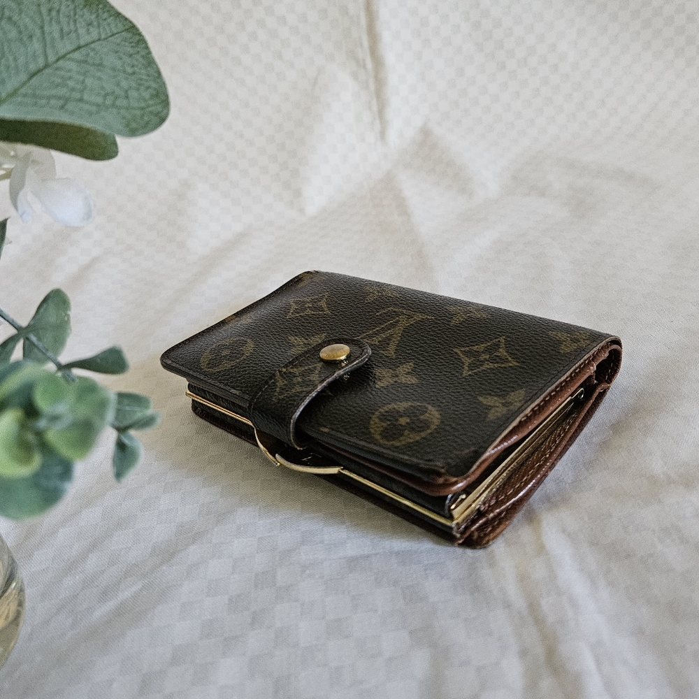 Louis Vuitton Monogram Brown and Gold Small Wallet - Picture 3 of 13